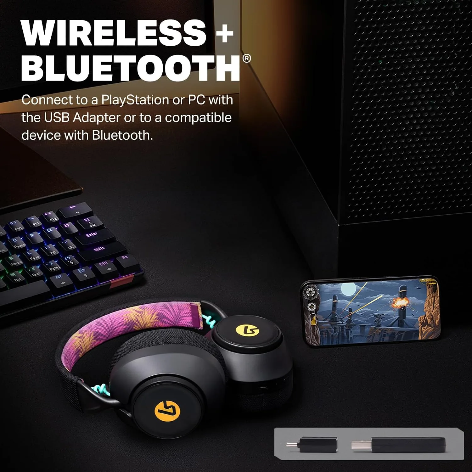 PowerA LucidSound LS500 Wireless Gaming Headset - Sunset Paradise