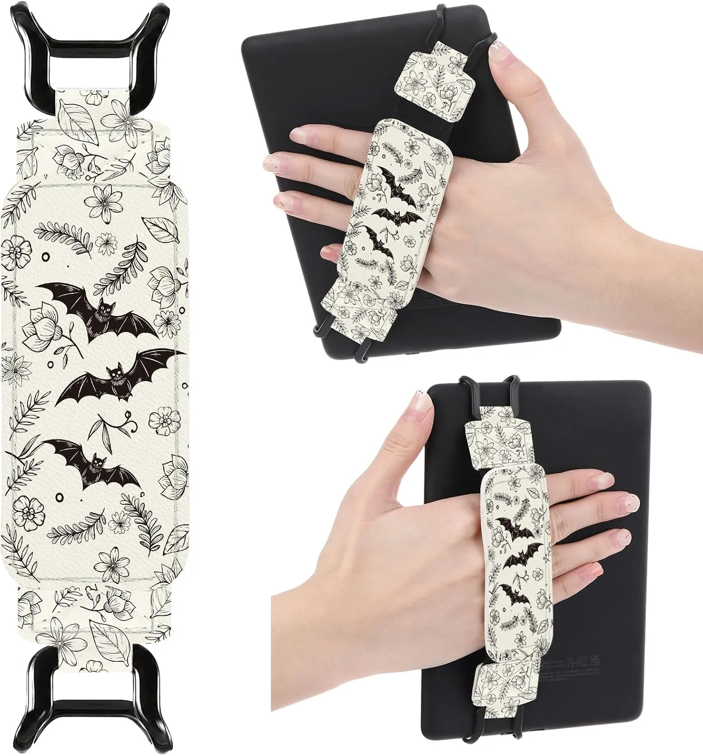 Correa de mano para Kindle y tablet Berirexrion modelo Gothic Bat
