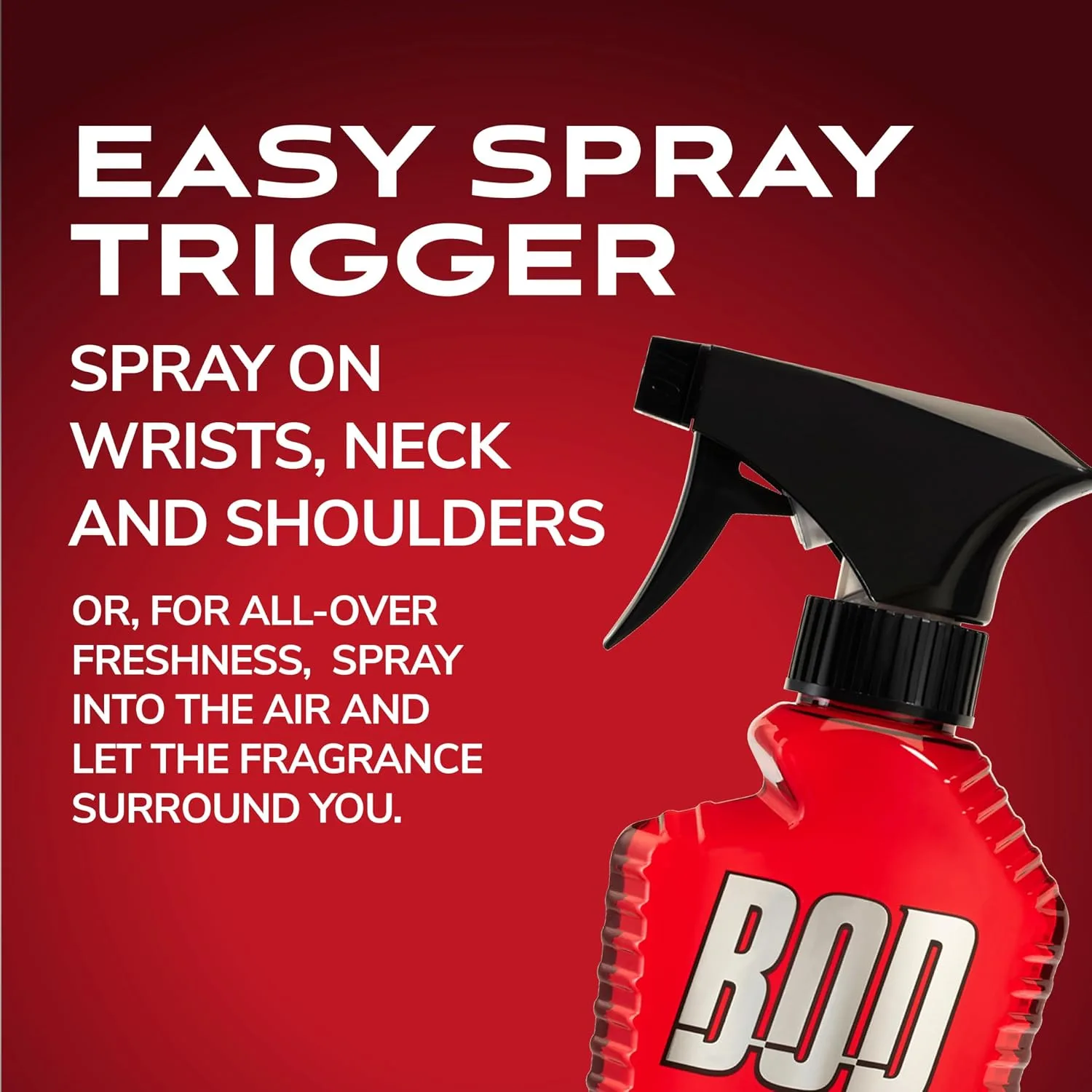 BOD man Fragrance Body Spray, Most Wanted | 8 fl oz | Pack of 2