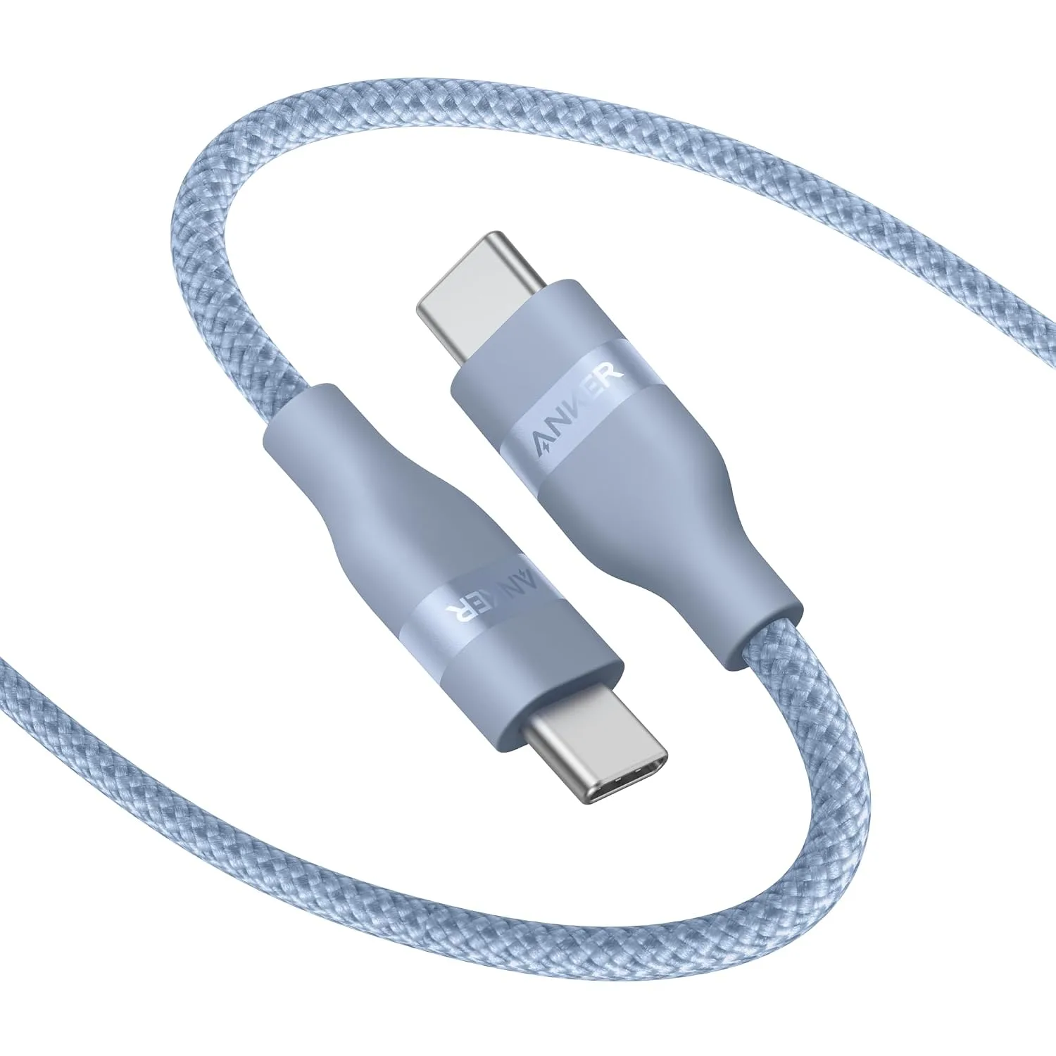 Anker Nano USB C to USB C Cable, 240W Fast Charging Cable (Blue, 6ft)
