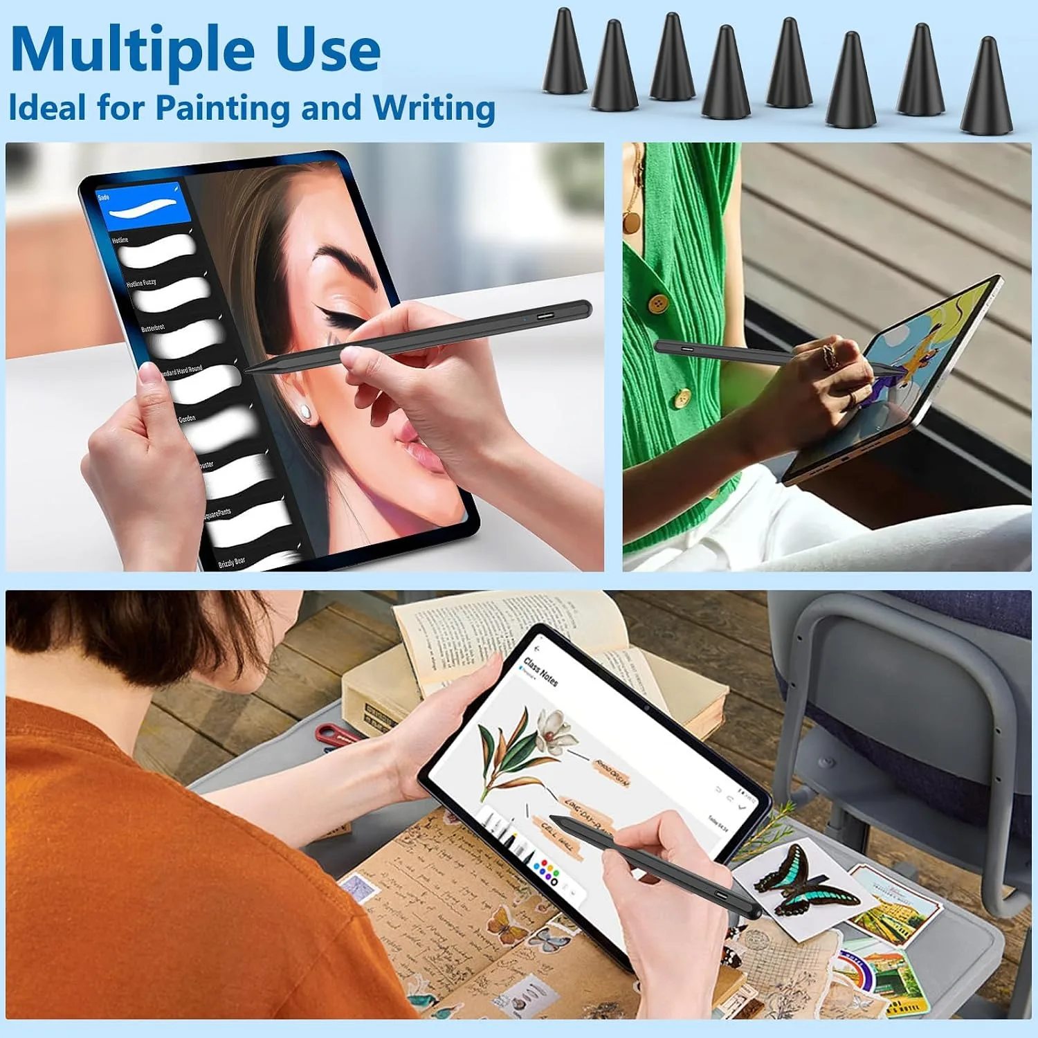 8 Pack Pencil Tips, Replacement Tips Only Compatible with Our KARFUN Pencil