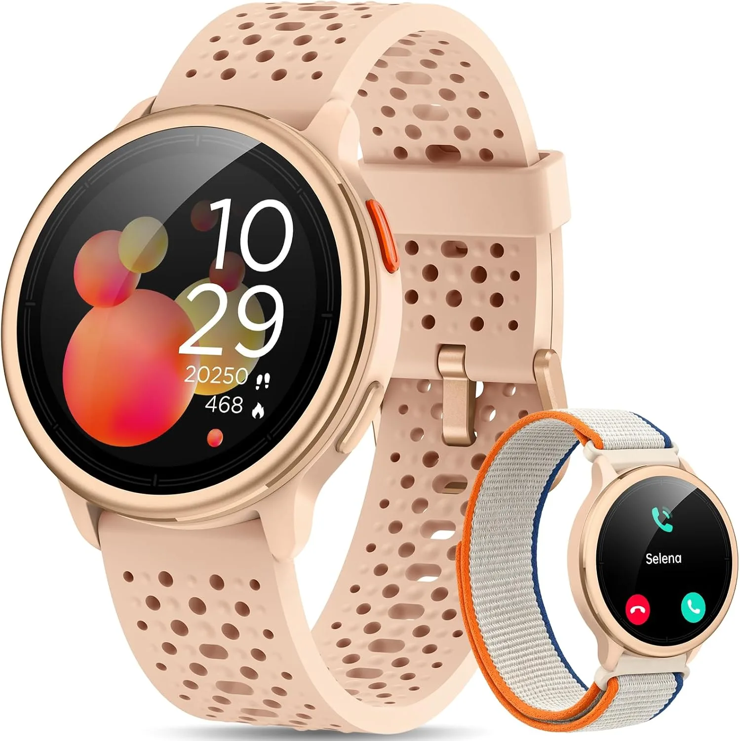 Quican Smart Watches for Women & Men, Compatible with iPhone & Android