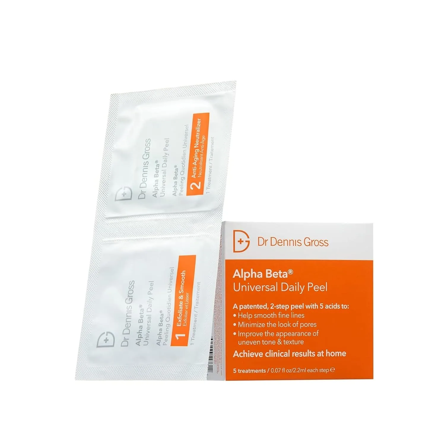 Dr Dennis Gross Alpha Beta Universal Exfoliating Daily Peel - 5 Pack