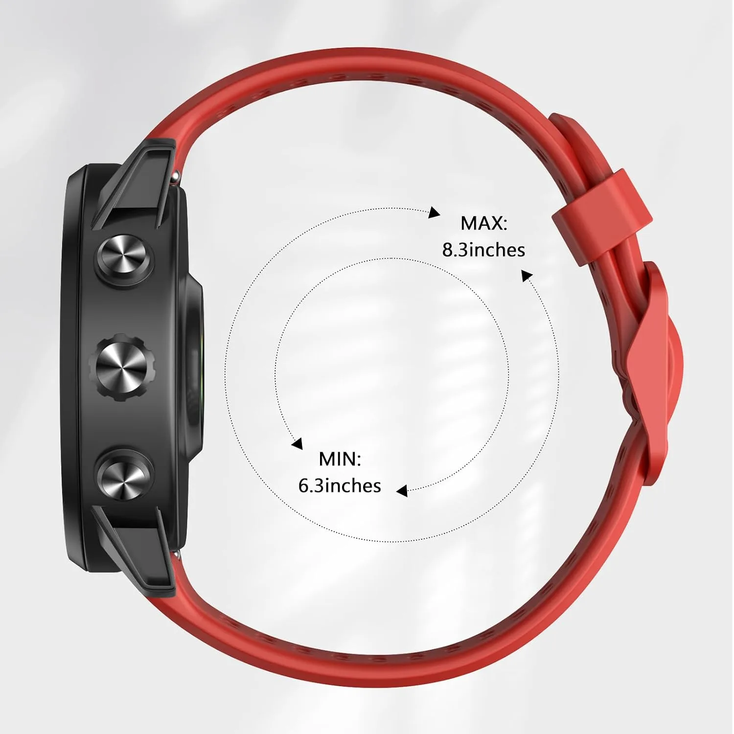 Compatible with Coros Pace 2 Watch Band, 20mm Quick Release Sports Silicone Watch Band Breathable Wristband Strap Women Men Strap for COROS APEX 2/APEX 42mm
