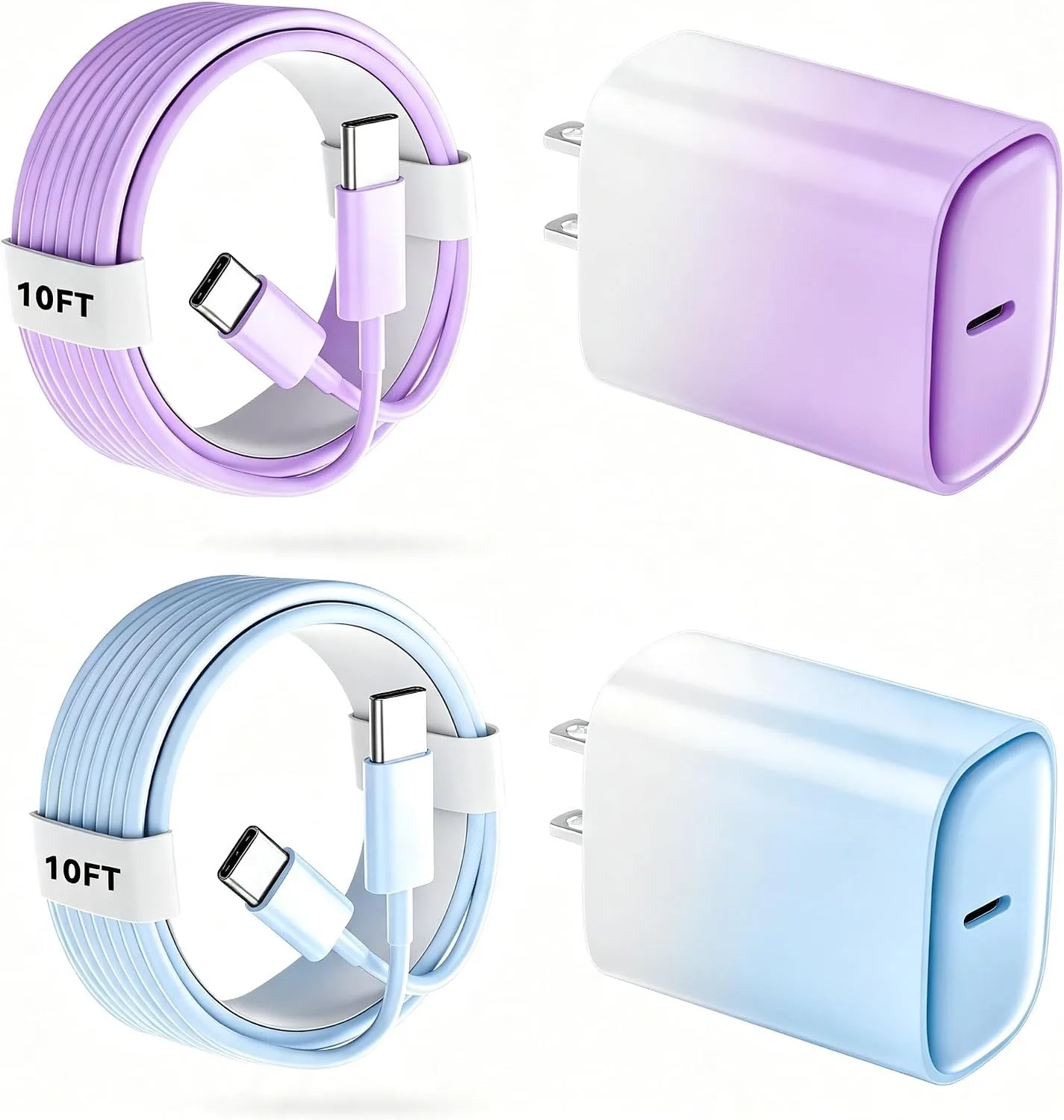 Cargador rápido Duloch 20W para iPhone 18 17 Pro Max con cable USB C de 3 metros
