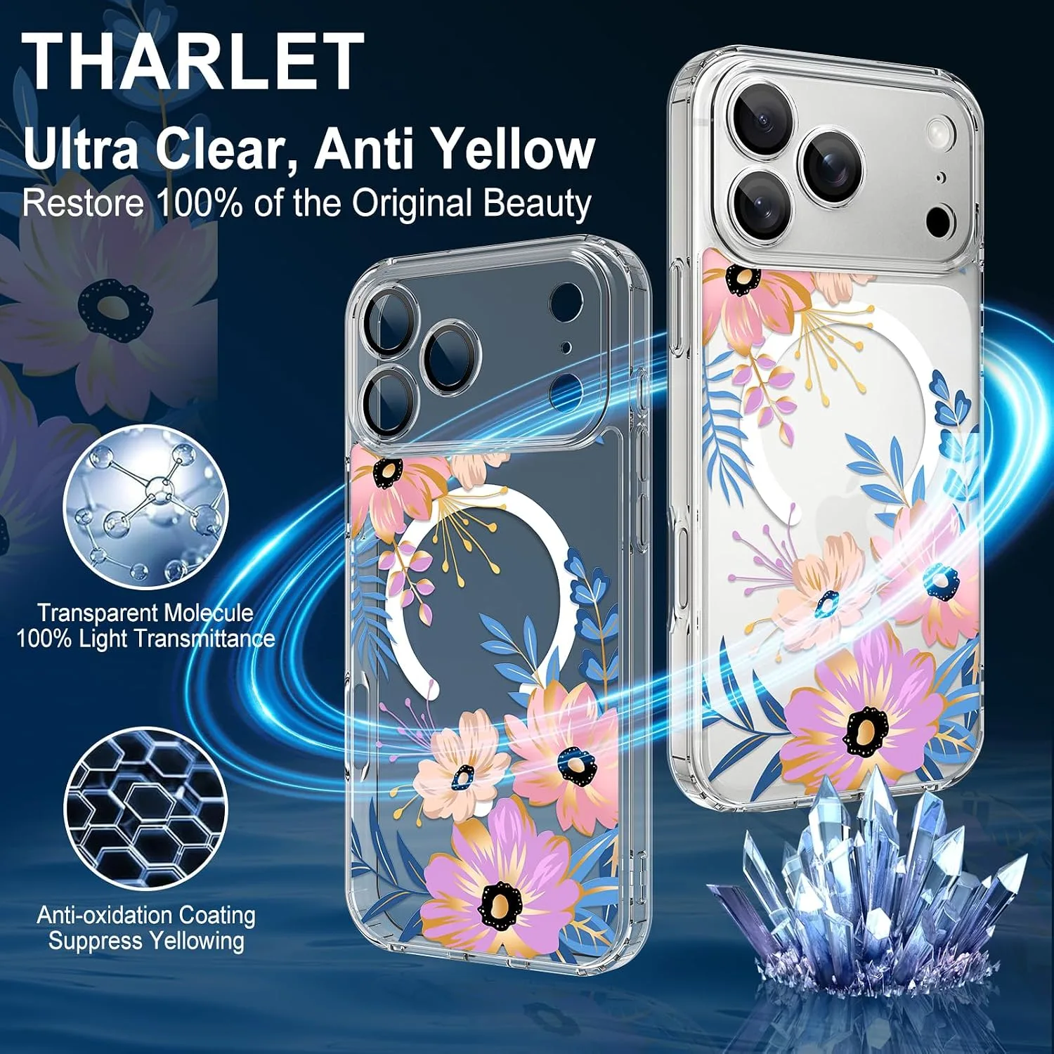 tharlet Magnetic for iPhone 17 Pro Case, Compatible with MagSafe