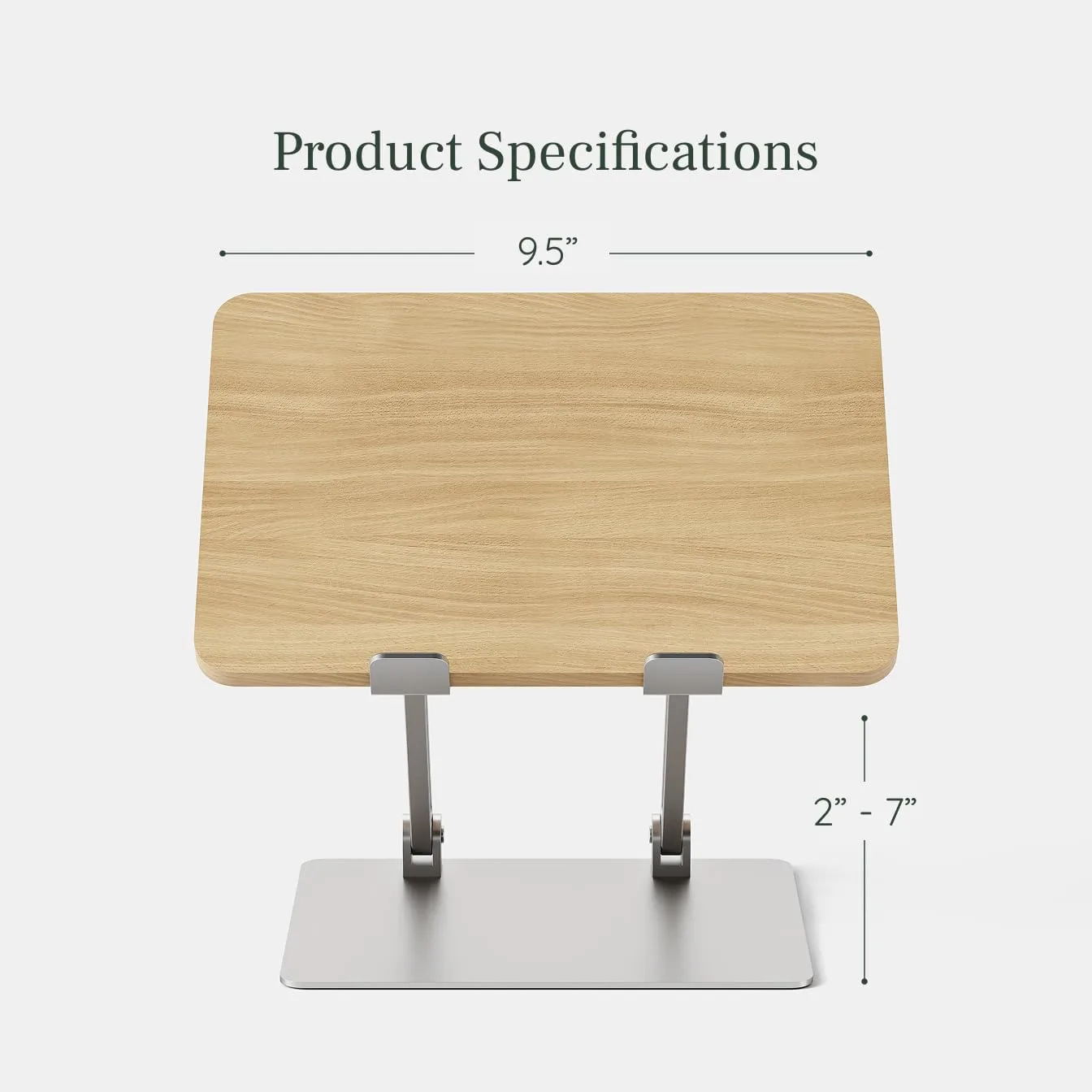 Branch Adjustable Laptop Stand, Portable Wooden Laptop Riser