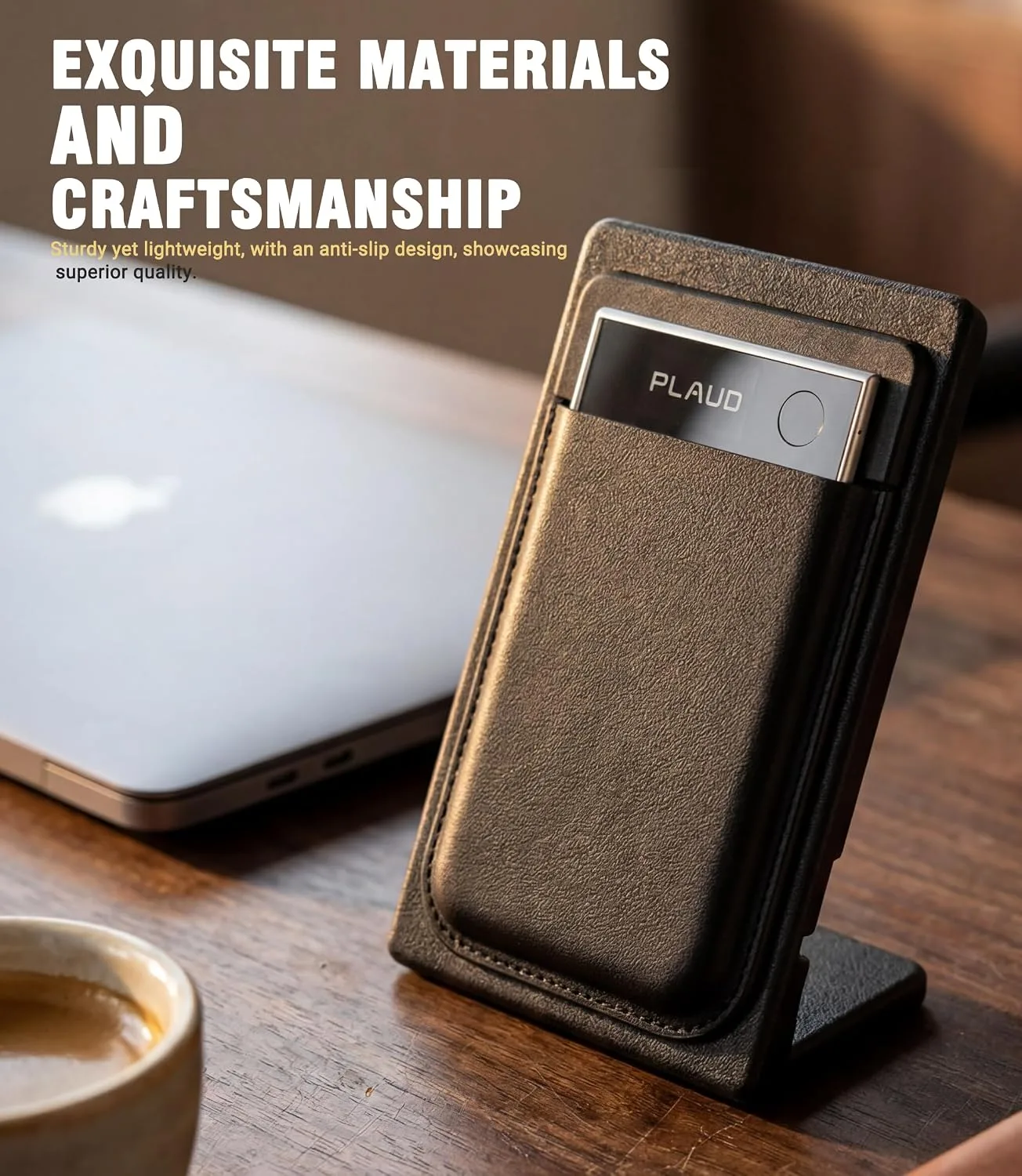 3D Printed Charging Stand Compatible with USB-C Cable for Plaud Note/Pro
