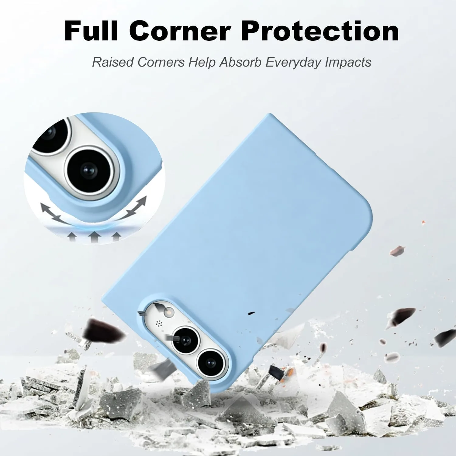 Matte PC Case for iPhone Duo - Blue