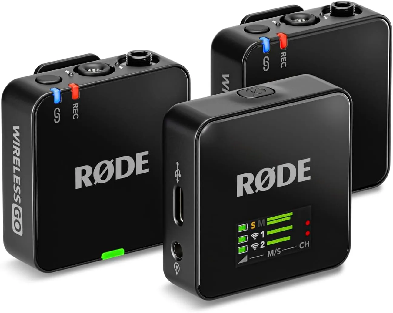RØDE Wireless GO (Gen 3) (2 TX + 1 RX + Charging Case), 32-Bit Float