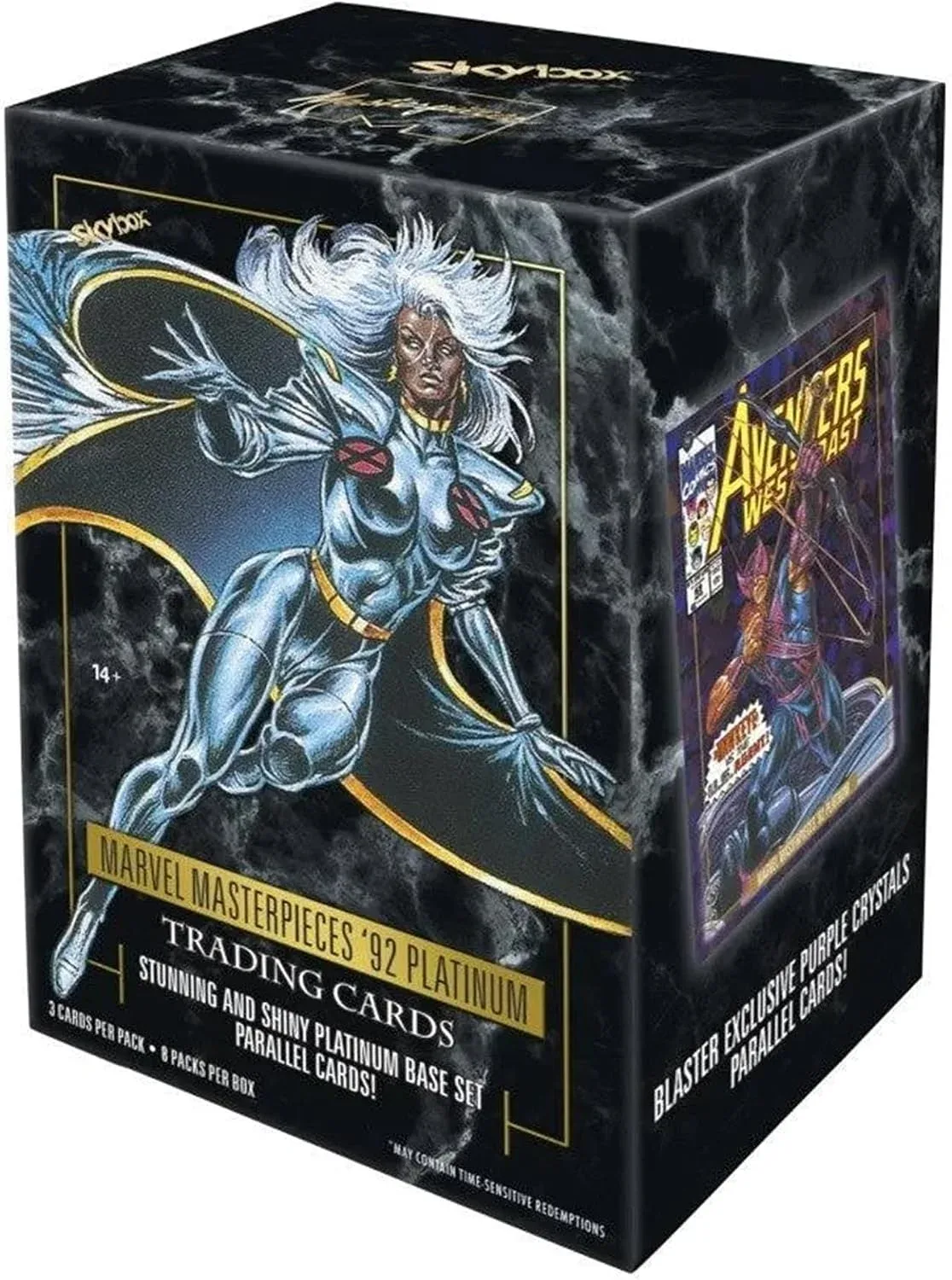 Upper Deck 2024 Marvel Masterpieces '92 Platinum Blaster Box - 24 Count Collectible-Card Box Blaster