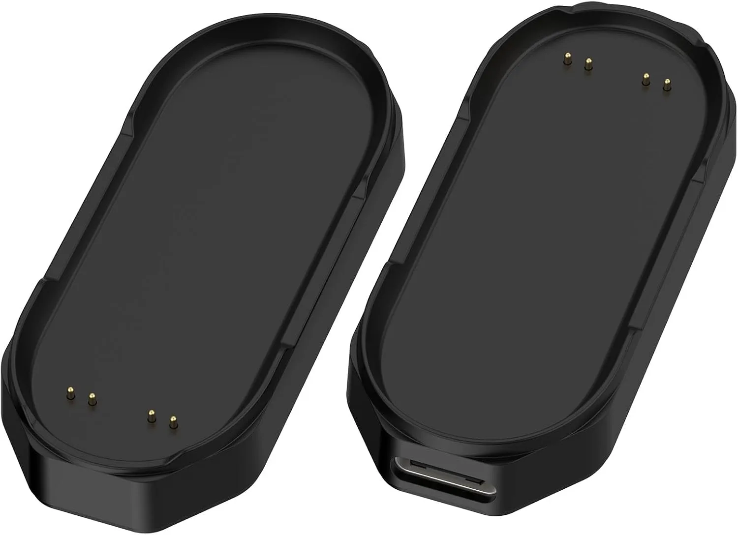 2Pack Charging Base for PLAUD Note Pin Charger, Magnetic Charging Stand Charging Base for PLAUD NotePin Voice Recorder (Black&Black)