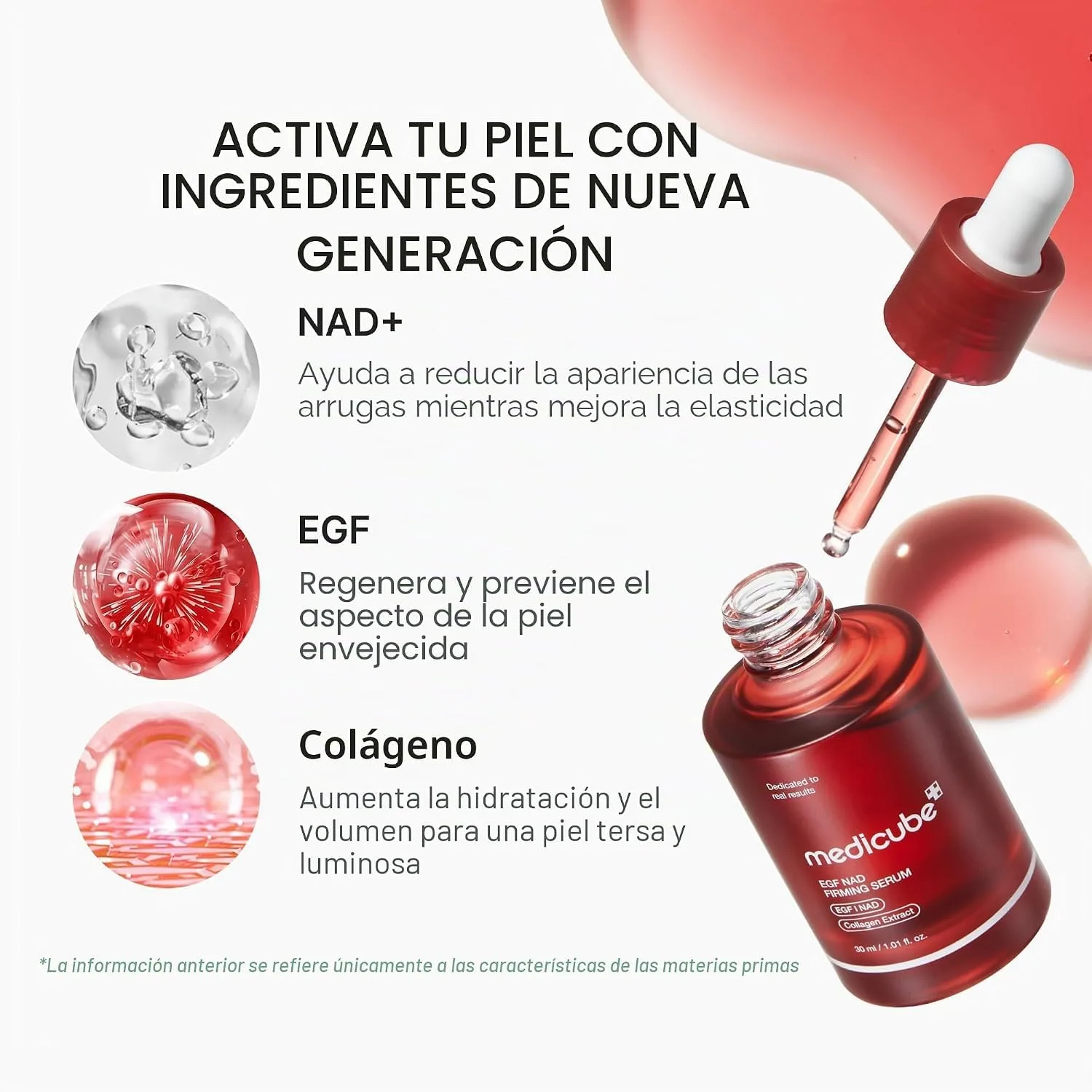 medicube NAD EGF Firming Serum for Face & Body, Elasticity & Anti-Aging