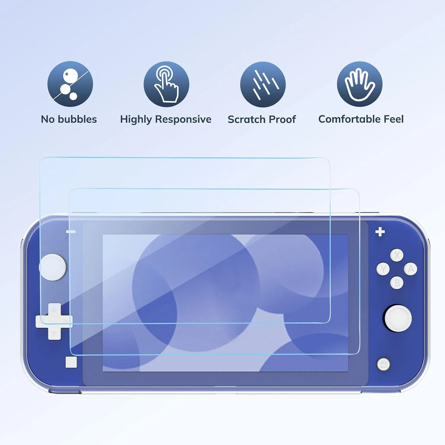 Younik Switch Lite Case, 14 in 1 Accessories Kit for NS Switch Lite (2019)