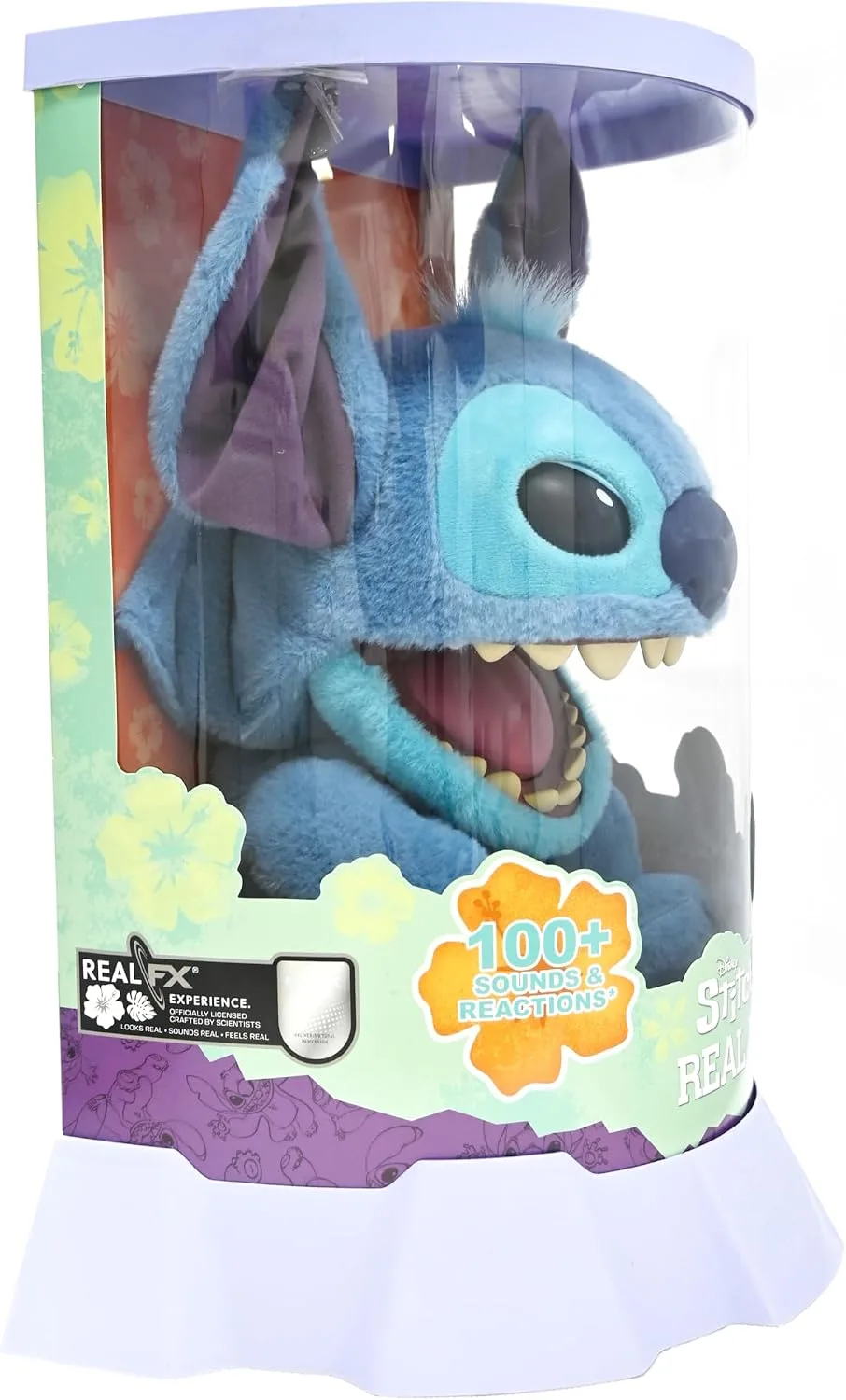 Wow! Stuff Disney Stitch Puppetronic by RealFX | Looks, Feels & Sounds Real! | Disney's Lilo & Stitch | Over 100 Action & Sounds | 18" High | Ages 6+
