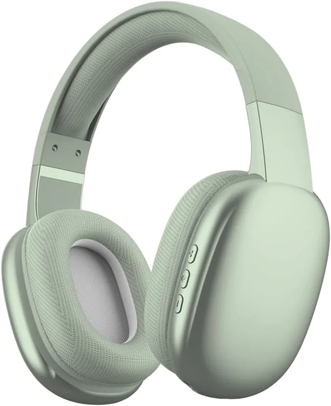 Gabba Goods Wireless Over Ear Bluetooth Headphones with Microphone - Wireless Headset -Noise Reduction - Bluetooth, Wired,Built in Micro SD for Travel, Home, Work TV,PC,Gaming,Cellphone (Mint)