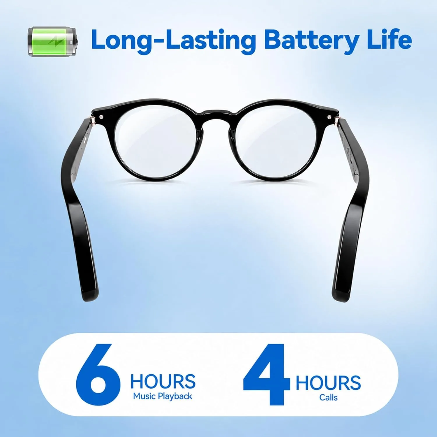 AI Smart Glasses with AI Voice Assistant & Real-Time Translation