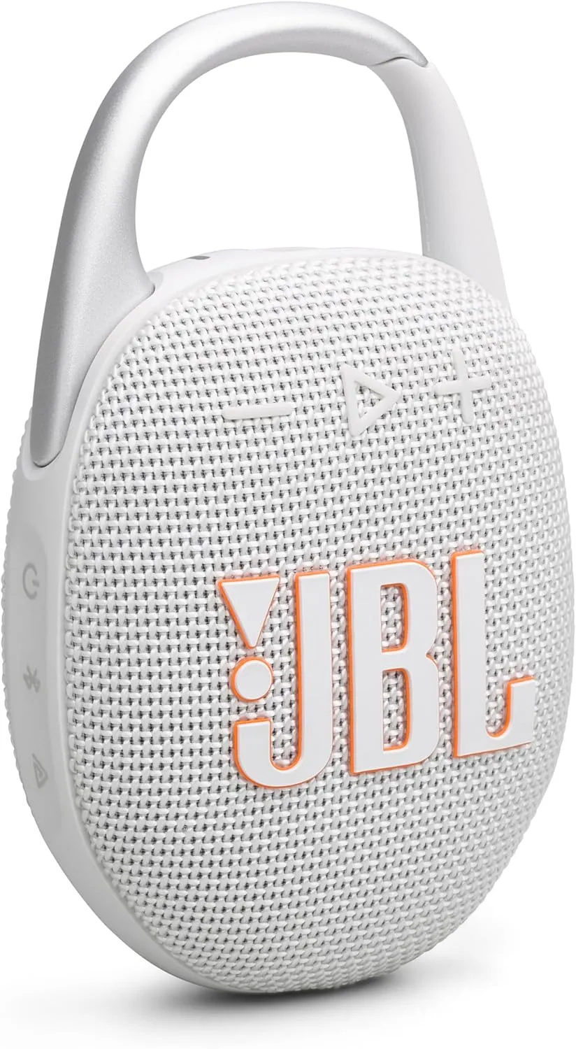 JBL Clip 5 - Ultra-Portable Waterproof Speaker - White