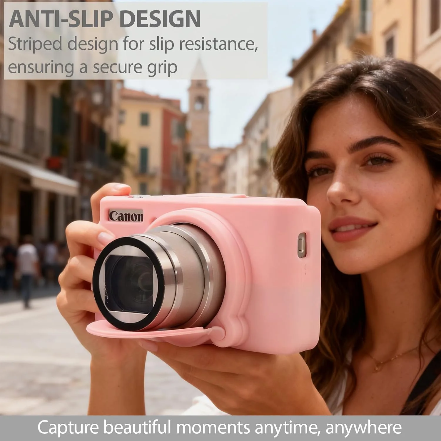 Case for Canon PowerShot SX740 HS, SX730 HS Camera - Pale Pink