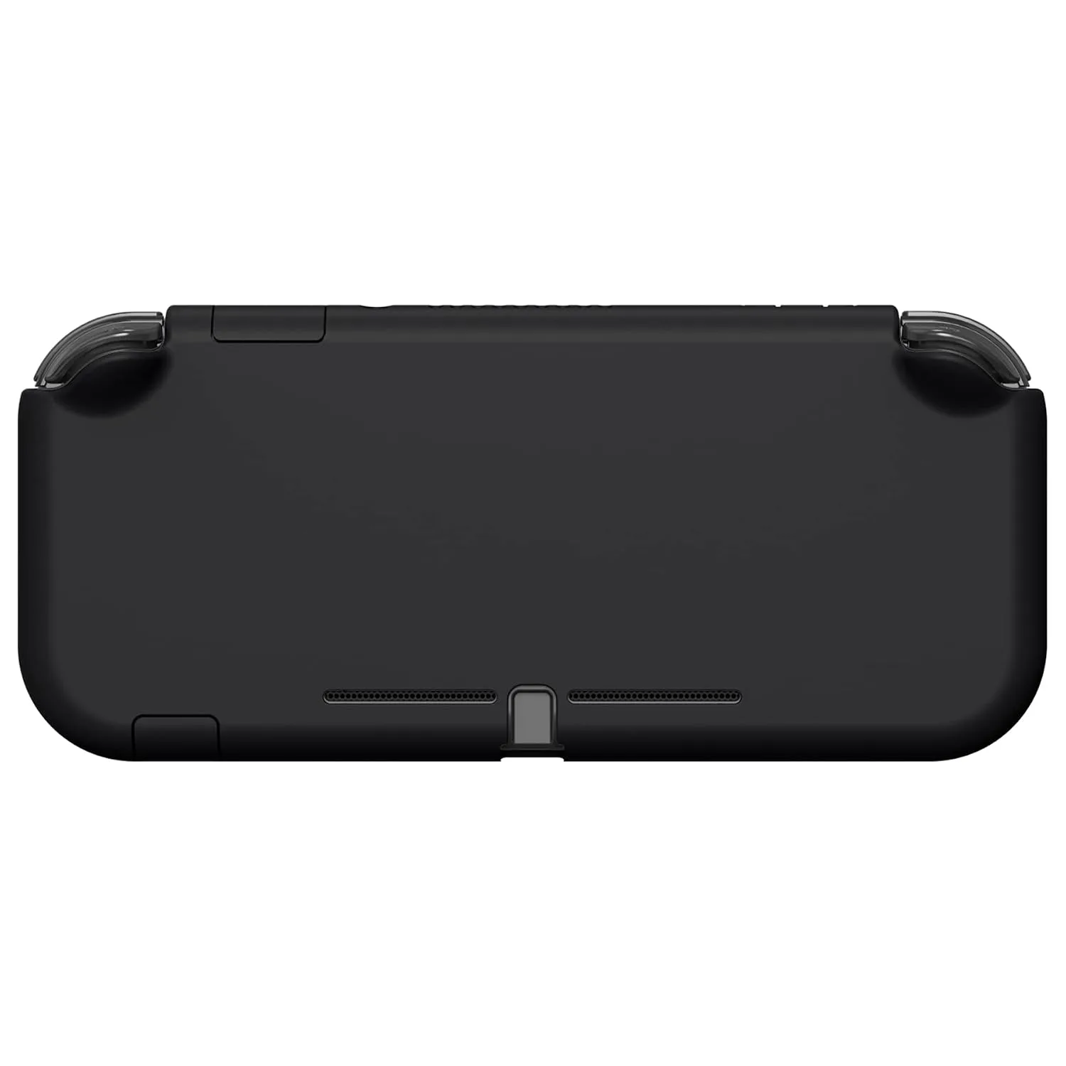eXtremeRate PlayVital Black Protective Grip Case for Nintendo Switch Lite, Hard Cover Protector for Nintendo Switch Lite - Screen Protector & Thumb Grips & Buttons Caps Stickers Included