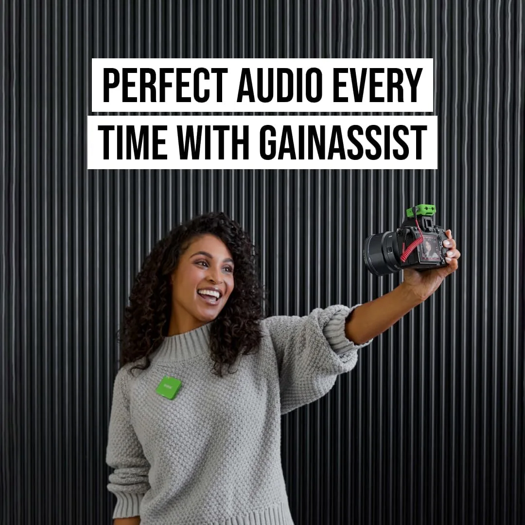 RØDE Wireless GO (Gen 3) Compact Wireless Microphone, 32-Bit Float, Green