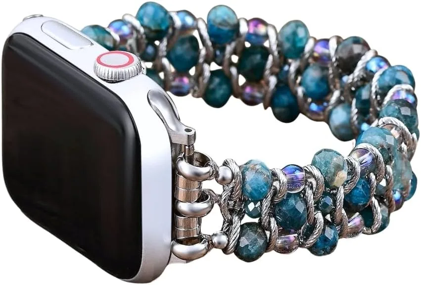 Correa para Smartwatch Cape Diablo para Mujer con Piedra Natural Compatible con Apple 38mm-45mm