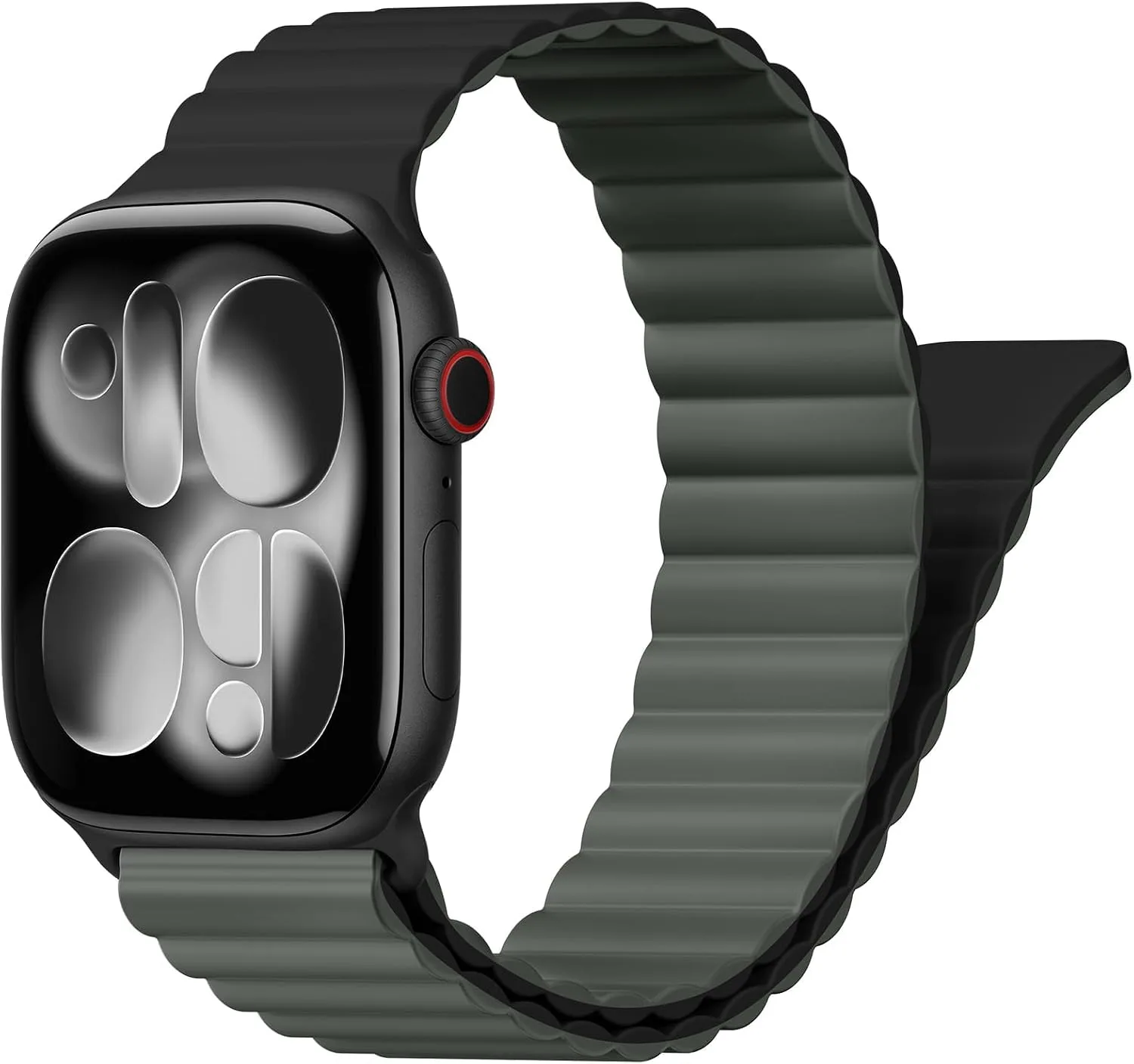 Correa Magnética Sport para Apple Watch 38-49mm Bxuxohs Silicona