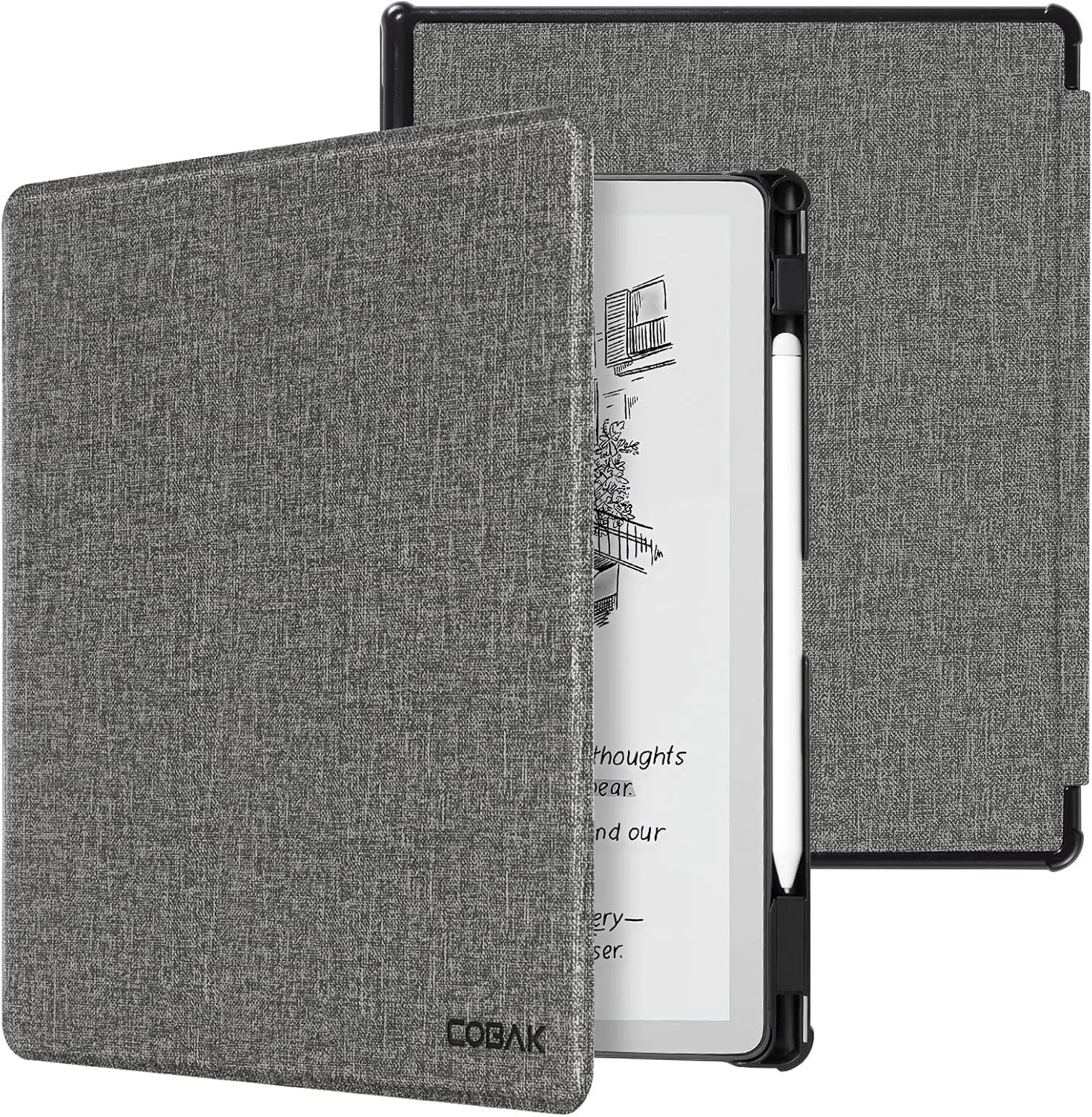 CoBak Slim Case for TCL 11" Device with Auto Sleep Wake, Pen Holder