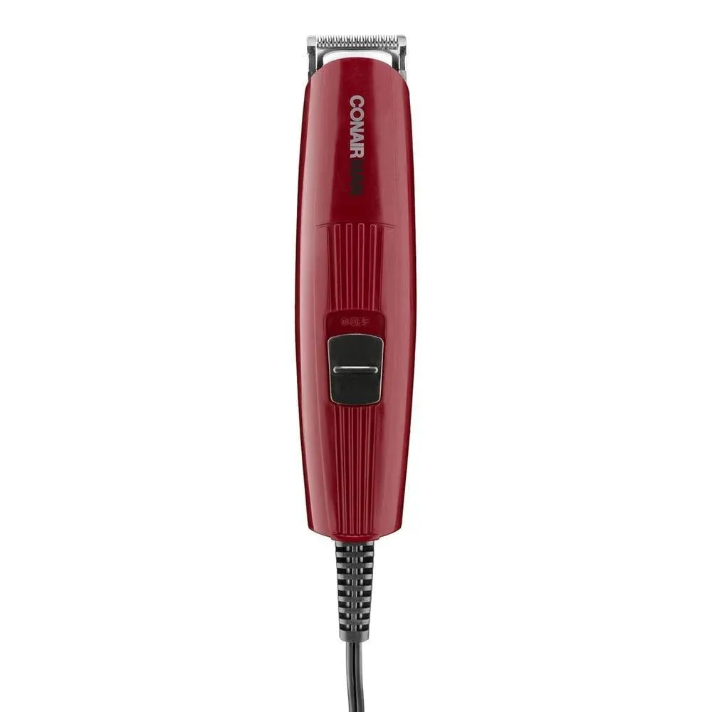 Recortadora eléctrica para barba y bigote de Conair con cuchilla de acero inoxidable y peine ajustable
