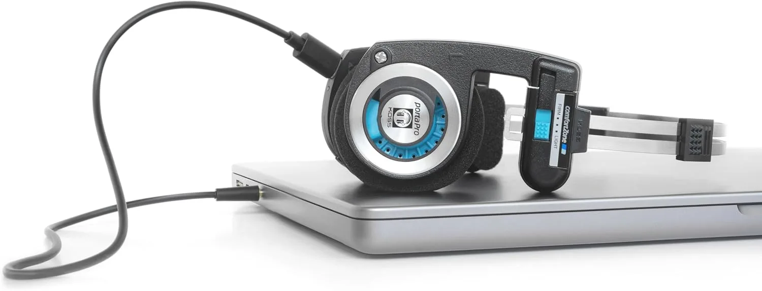 Koss Porta Pro Wireless 2.0 Retro 80s Style On-Ear Headphones, Black