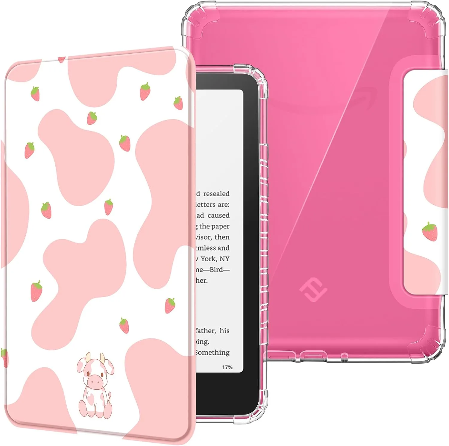 Fintie Clear Case for 7" Kindle Paperwhite 12th Gen 2024 & Kindle Colorsoft