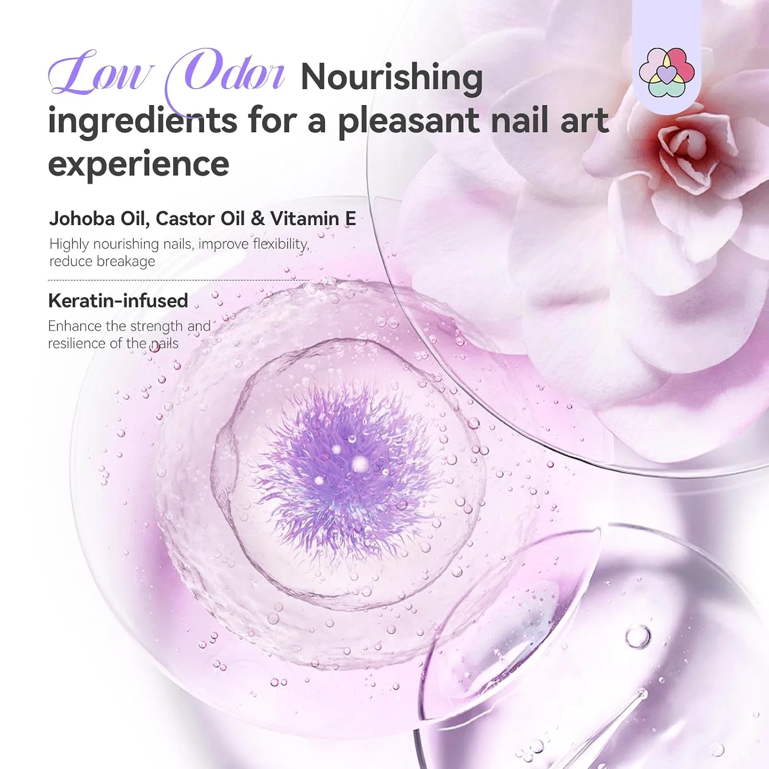 SAVILAND Acrylic Nail Kit for Beginners with Everything, Clear White Pink