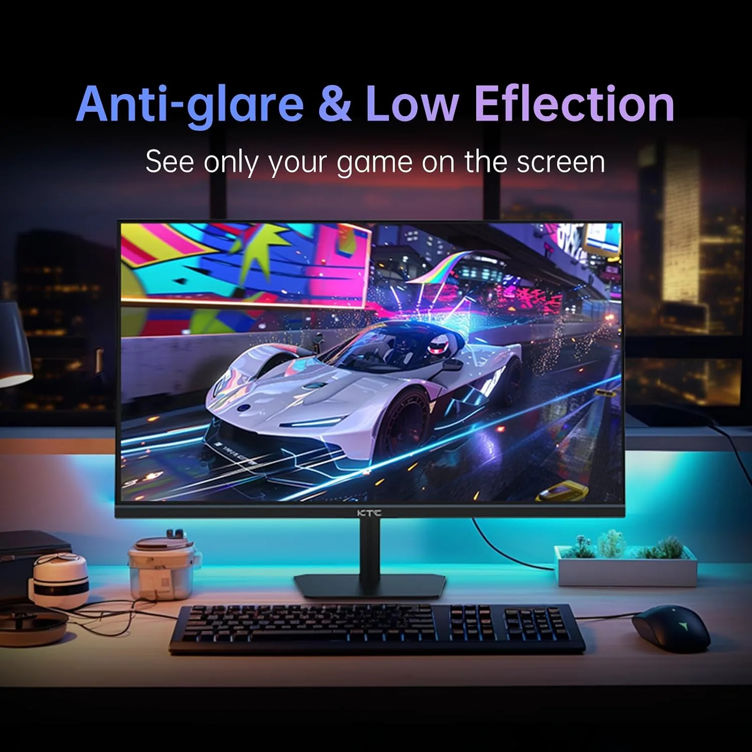 KTC 24.5 Inch Gaming Monitor, 180Hz OC 200Hz Monitor FHD, Fast IPS, H25T7