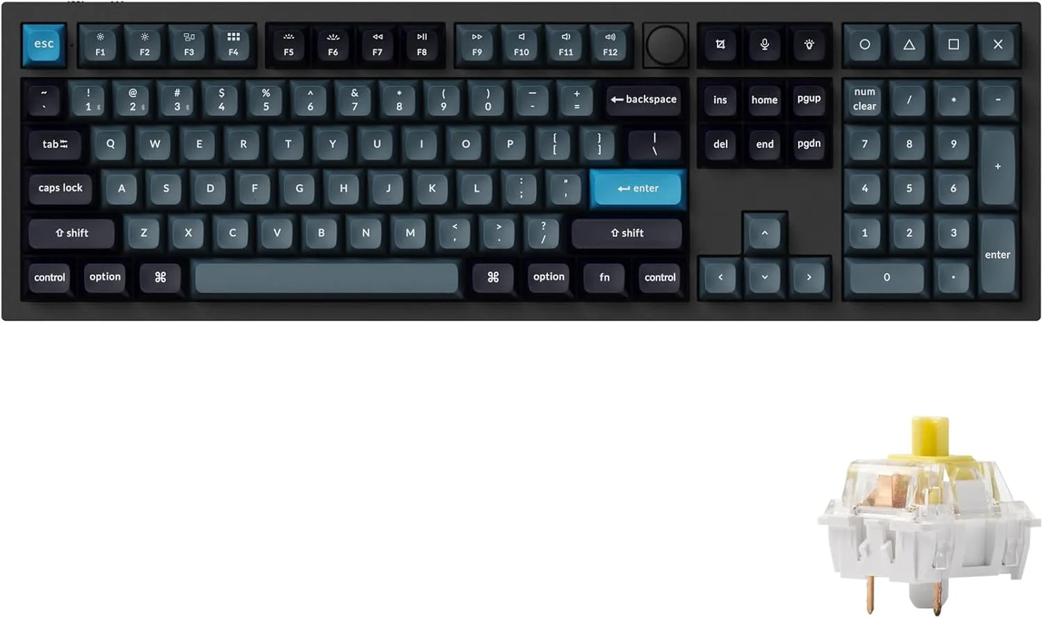 Keychron Q6 Pro Wireless Mechanical Keyboard, Full Size for Work and Gaming