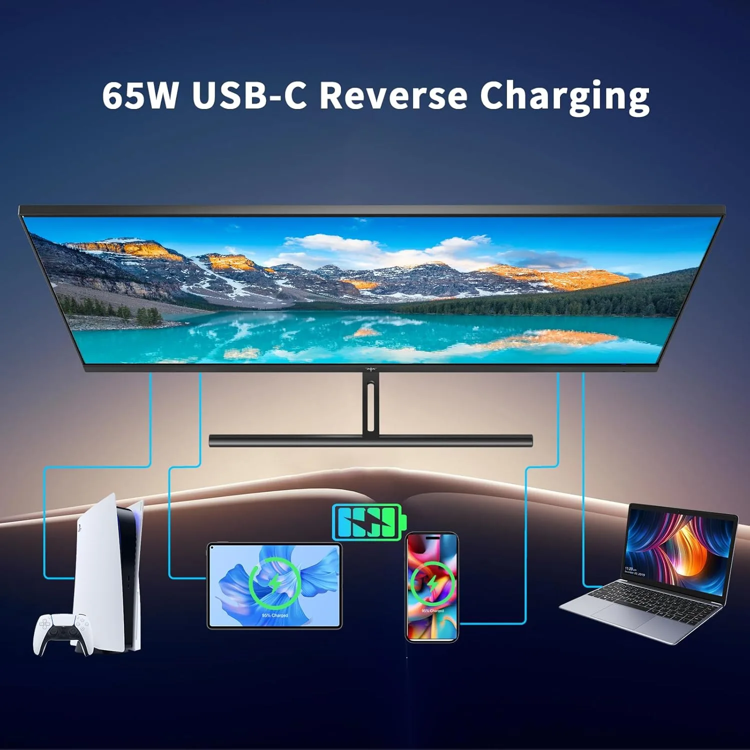 KTC 5K Monitor 27 Inch, 5K2K Dual Mode with 65W Type-C Port