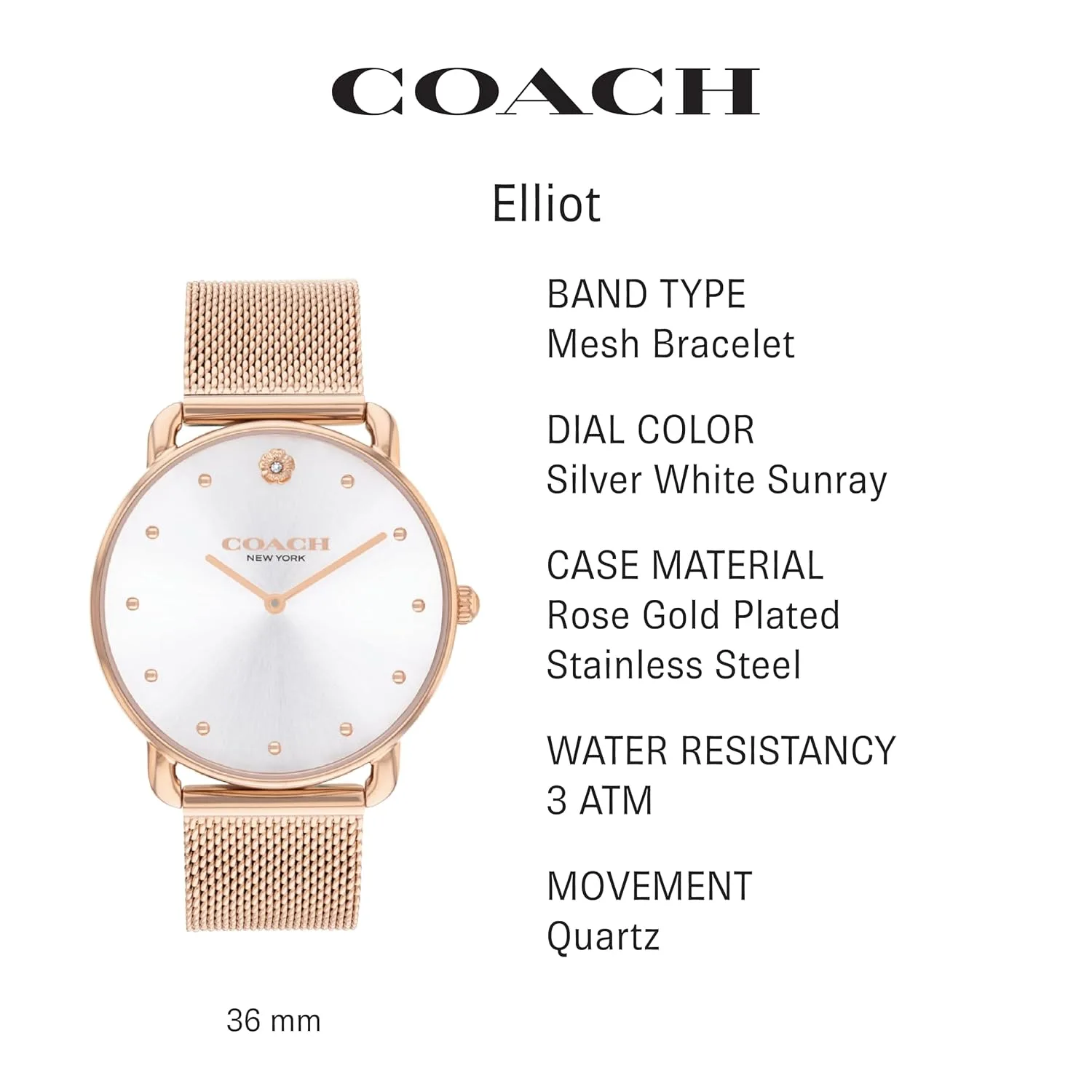 Coach Elliot Women's Watch