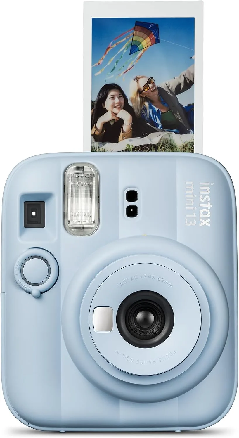 FUJIFILM instax mini 13 Instant Film Camera (Frost Blue + 20 Sheets of Extra Film)