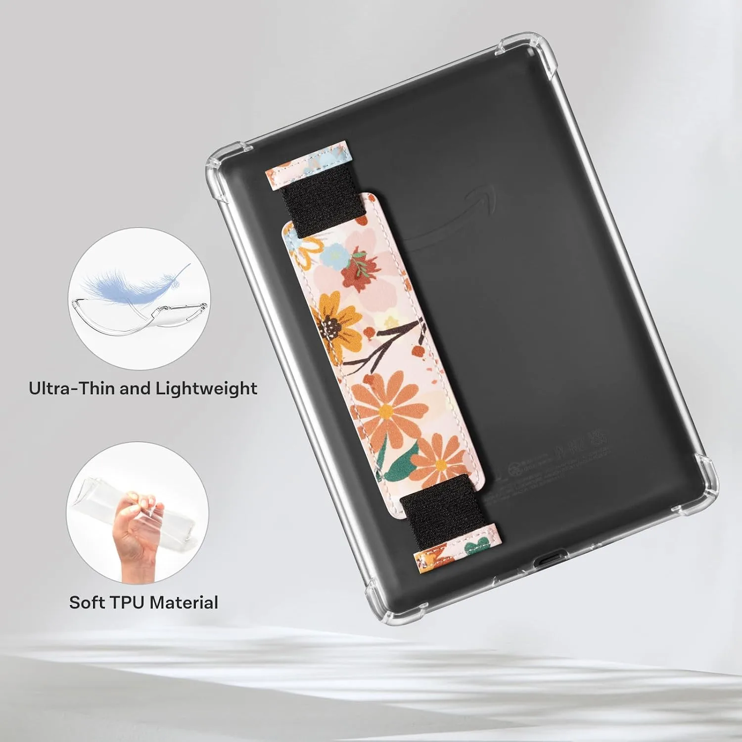 iDLEHANDS Clear Case for 6" Kindle 2024 and 2022 (11 Generation) - Ultra-Slim Soft TPU Transparent Cover, Lightweight & Durable Protection