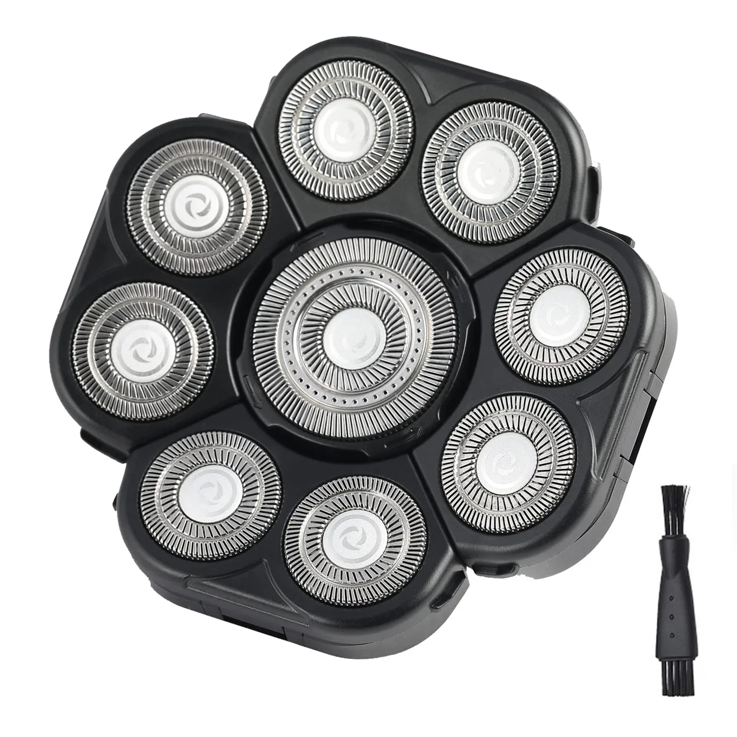 Cabezal de repuesto para afeitadora eléctrica Auruveby 9 cuchillas negro