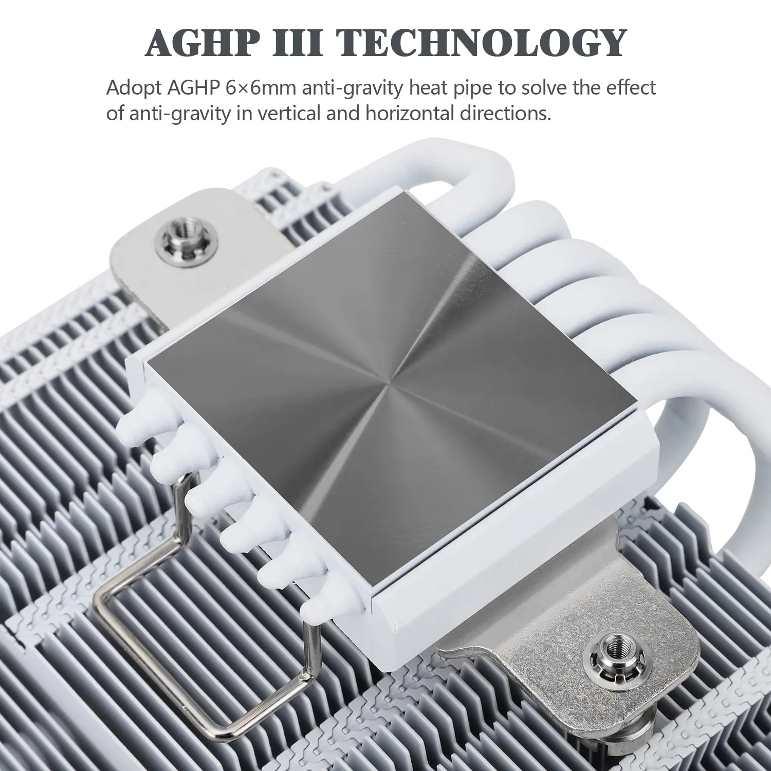 Thermalright AXP120-X67 White ARGB Low Profile CPU Air Cooler