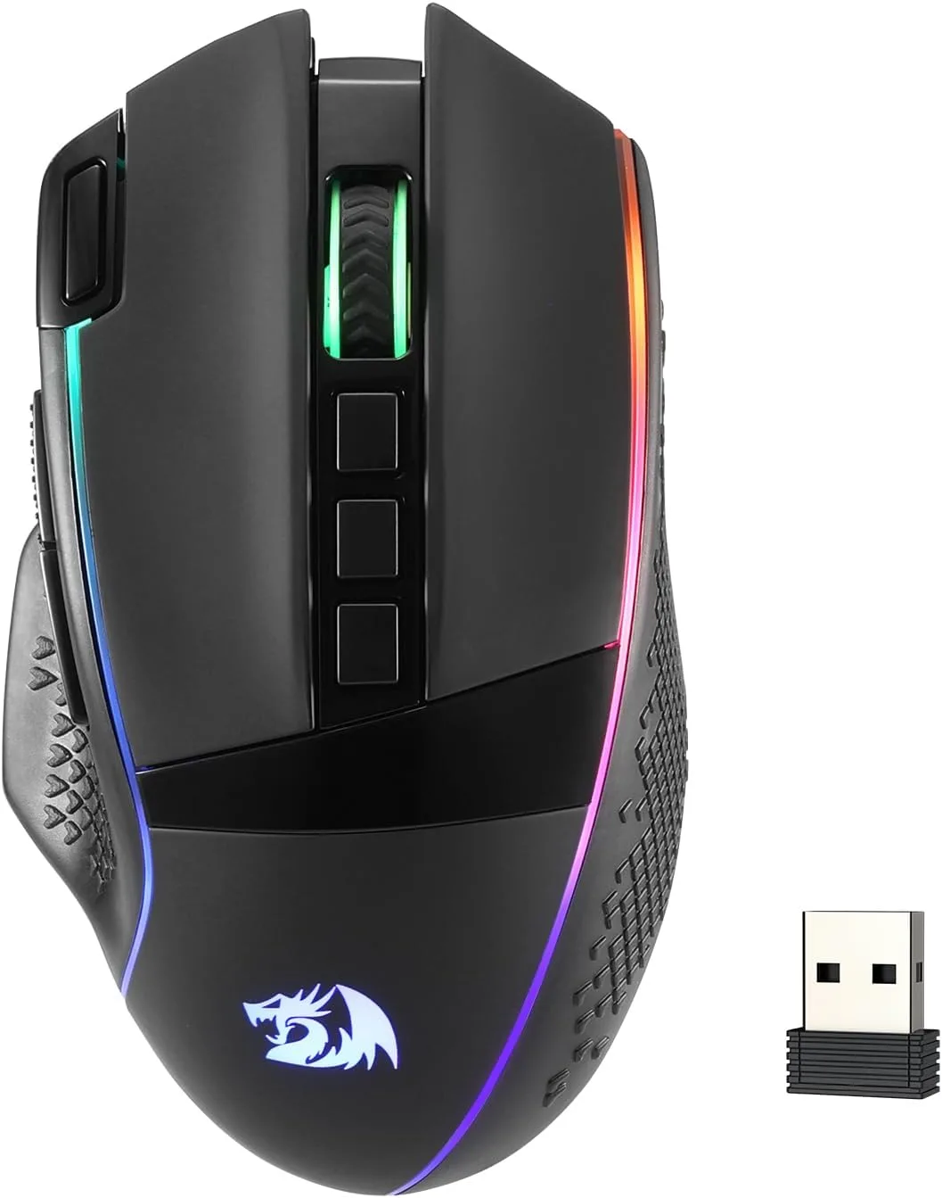 Redragon M991 3-Mode Wireless RGB Gaming Mouse 26000 DPI Remapping Keys