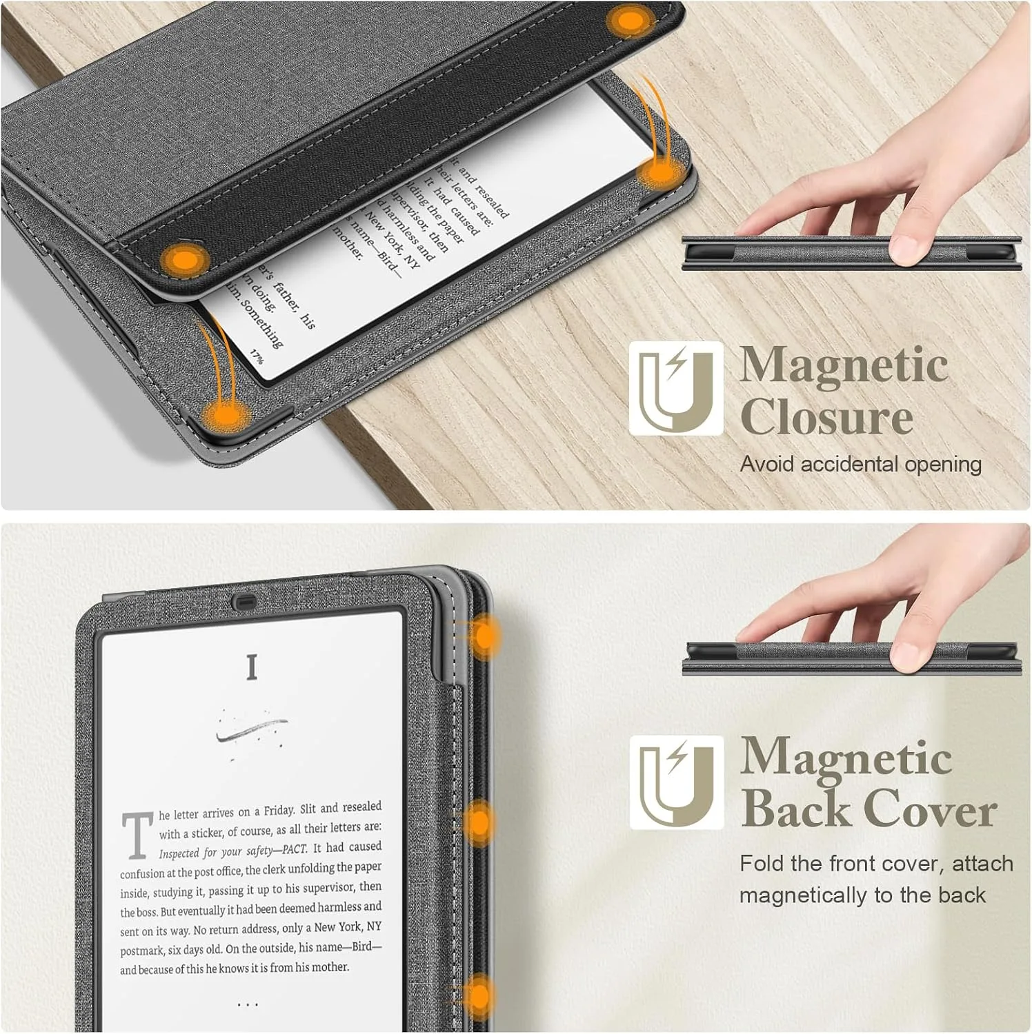 Fintie Case for 7"/6.8" Kindle Paperwhite 12th/11th Gen & Kindle Colorsoft