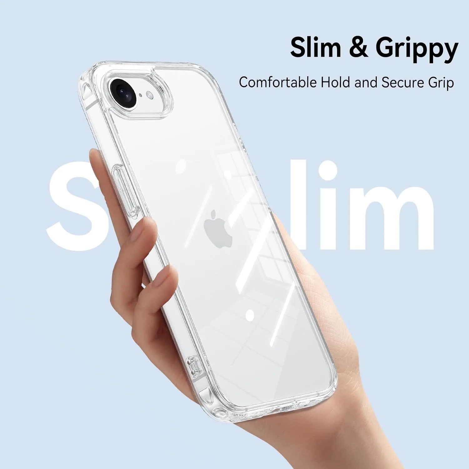 YINLAI for iPhone 17e/16e Case 6.1" Upgraded Anti-Yellowing, Crystal Clear