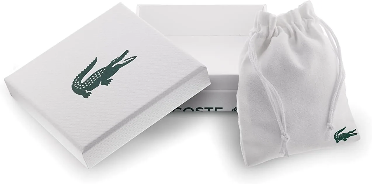 Lacoste Men's Arthor Jewelry Stainless Steel Adjustable Bracelet, Fashionable, For an Everyday Look