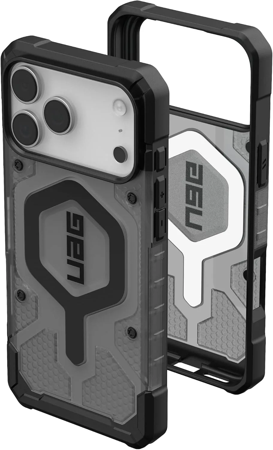 UAG Pathfinder Clear for iPhone 18 Pro Max Case/17 Pro Max, Ash/Black