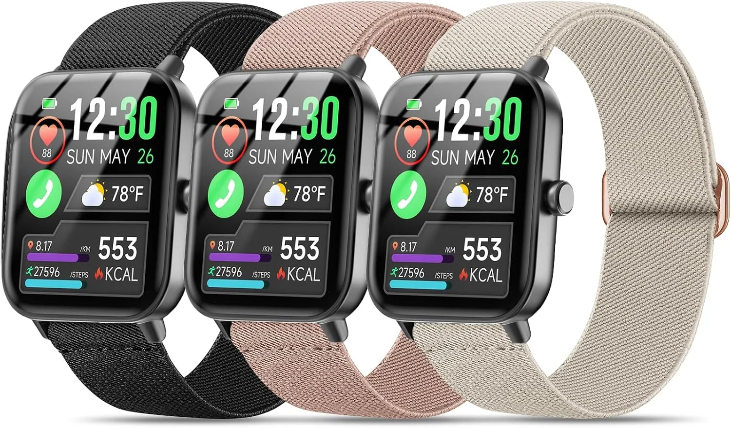 Watch Bands for GloryFit T80/T70/T60/T50/P99/P98 Smartwatch