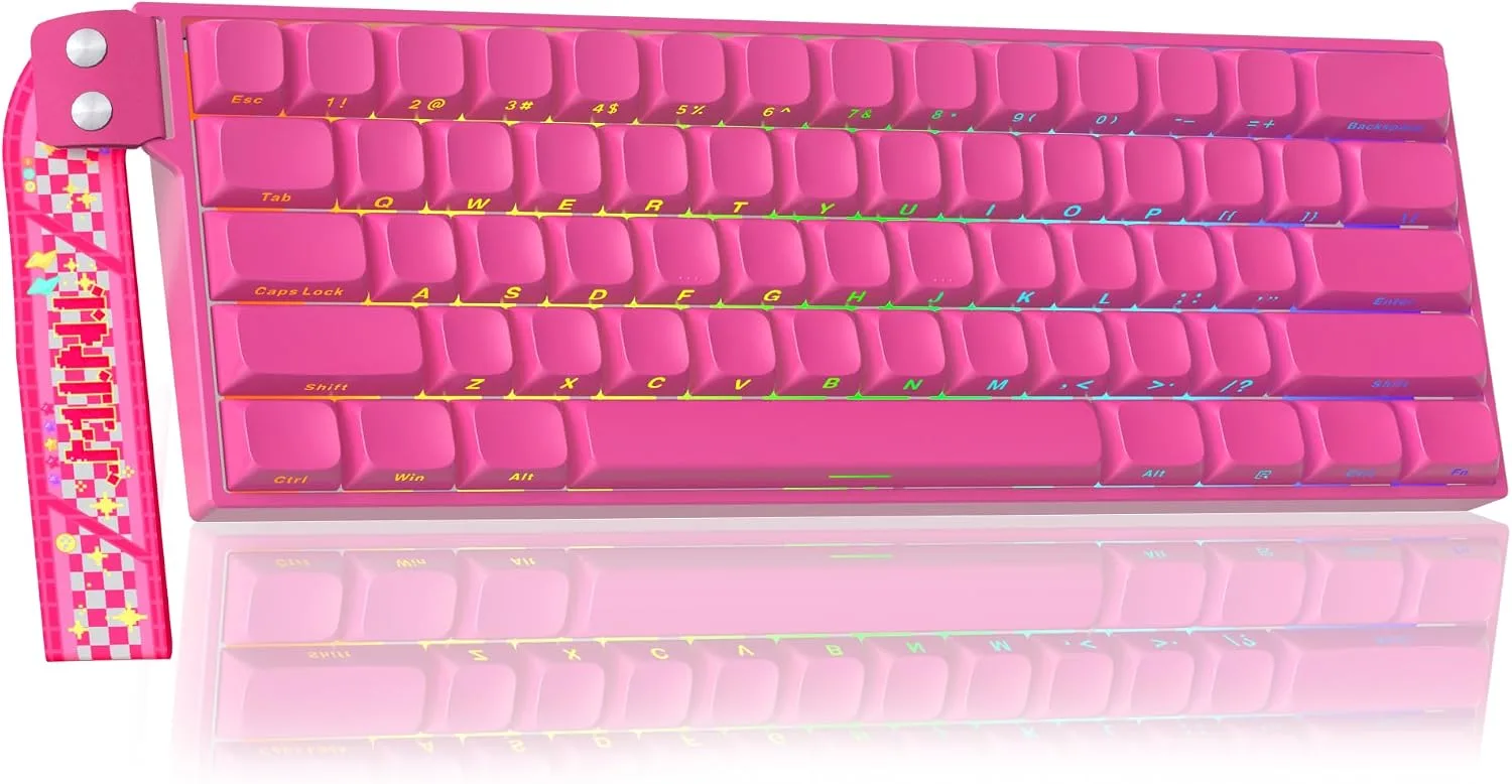 Teclado Gamer Corbobo Aula MINI60 HE MAX inalámbrico 60% con switch magnético
