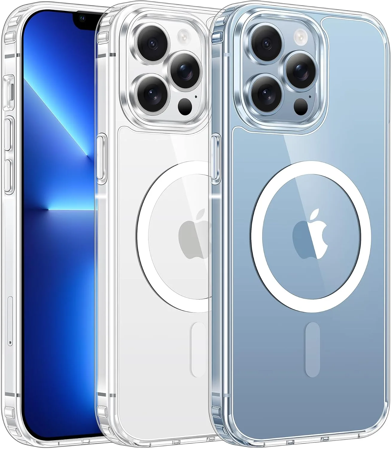 FNTCASE for iPhone 13 Pro-Max Case Compatible with Magsafe Clear Phonecase