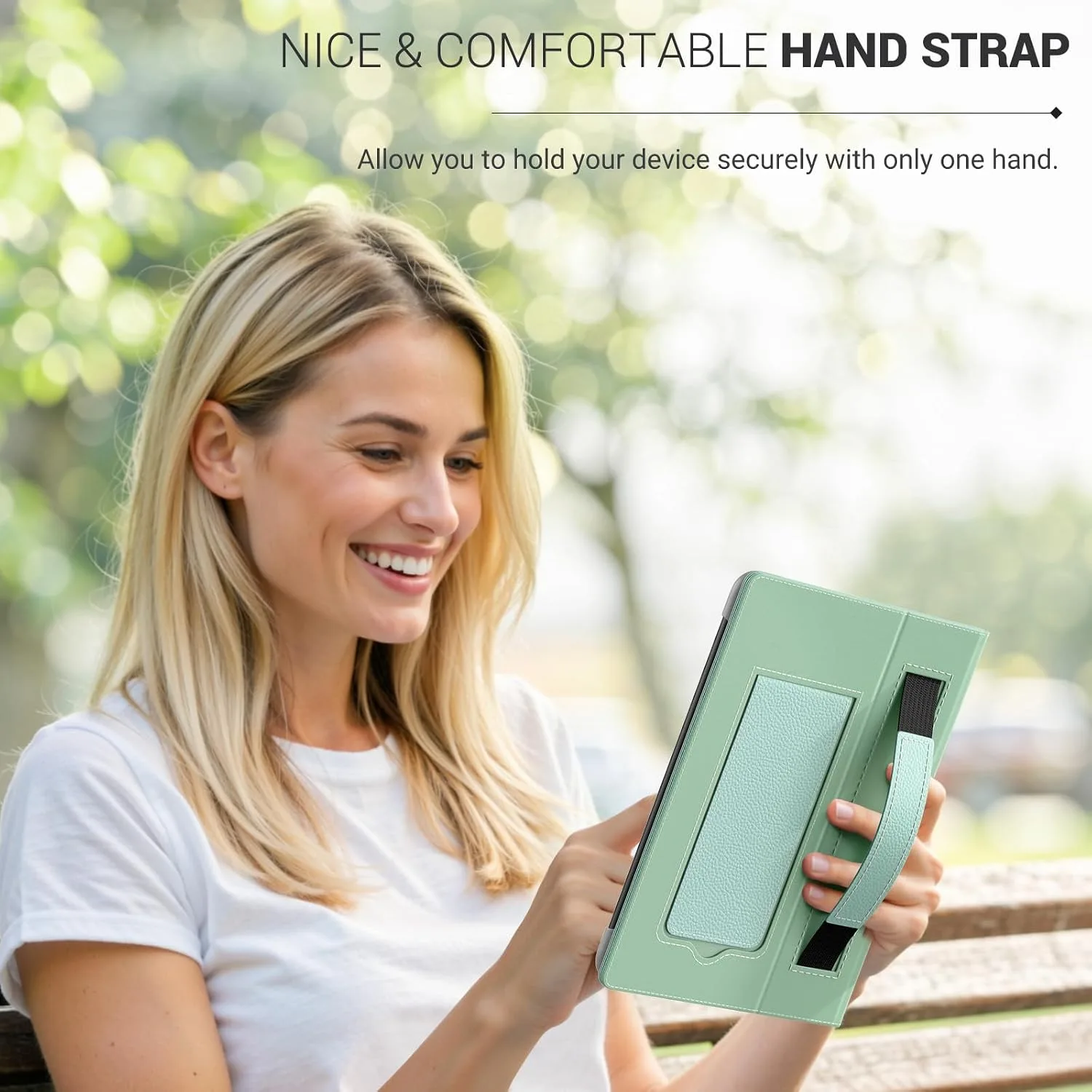 MoKo Case for 6.8,7 Inch eReaders Tablets,Agave Green