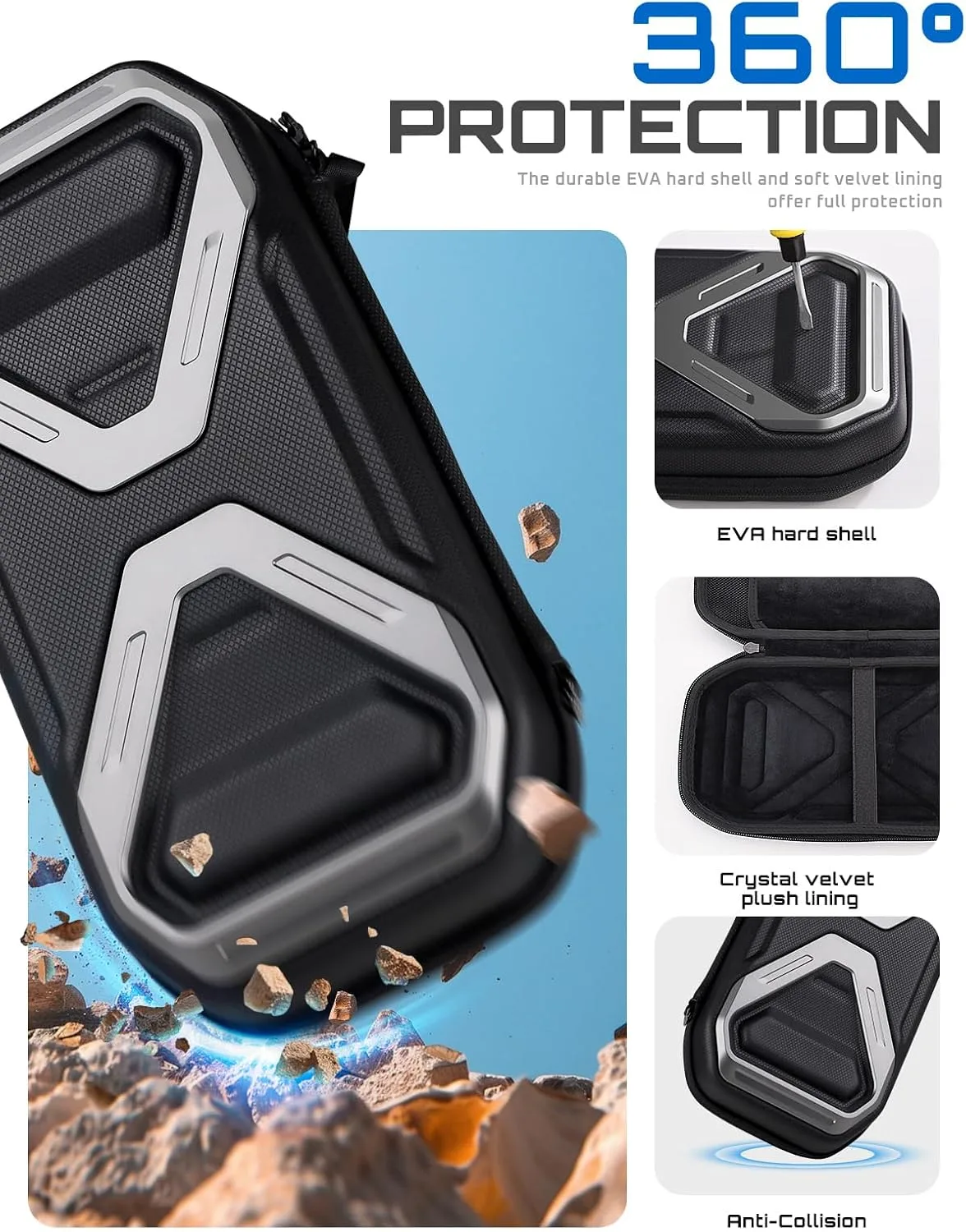 SUPCASE Pro Edition Carrying Case for Nintendo Switch 2 2025, Black